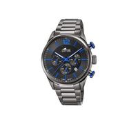 Lotus Reloj Hombre 18686/3 Chrono Caja de Acero Inoxidable 316l Negro Correa de Acero Inoxidable 316l Negro