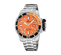 Lotus Reloj hombre analógico 18938/2 Diver - Acero 316L plateado, cuarzo, calendario, zafiro, 30 ATM