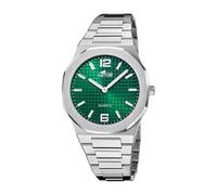 LOTUS Reloj Hombre Analógico de Acero Inoxidable 316l Plateado - Movimiento de Cuarzo - Cristal Mineral de Alta Resistencia - Resistente al Agua 5 ATM 18841/4 Excellent