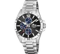 LOTUS Reloj Hombre Analógico de Acero Inoxidable 316l Plateado - Movimiento de Cuarzo - Cristal Mineral de Alta Resistencia - Resistente al Agua 5 ATM - Multifunción 18812/2