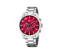 LOTUS Reloj Hombre Analógico de Acero Inoxidable 316l Plateado - Movimiento de Cuarzo - Cronógrafo - Cristal Mineral de Alta Resistencia - Resistente al Agua 5 ATM 18922/5 Chrono