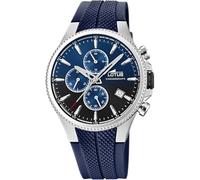 Lotus Reloj Hombre 18621/B Chrono - Analógico, caucho azul, cronógrafo, calendario, 5 ATM
