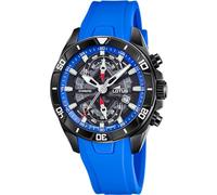 LOTUS Reloj Hombre Analógico de Caucho Azul
