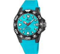 LOTUS Reloj Hombre Analógico de Caucho Azul - Movimiento de Cuarzo - Calendario - Cristal Zafiro de Alta Resistencia - Resistente al Agua 20 ATM 18928/A Special Prices
