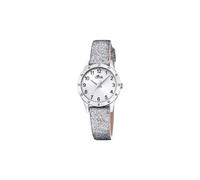 LOTUS Reloj Infantil 18624/1 Junior Collection Caja de Acero Inoxidable 316l Plateado Correa de Cuero Plateado