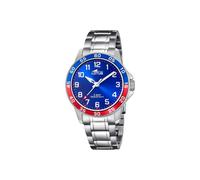 LOTUS Reloj Modelo 18786/1 de la colección Junior Collection, Caja de 36 mm Azul con Correa de Acero para cadete