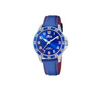 LOTUS Reloj Infantil 18787/5 Junior Collection Caja de Acero Inoxidable Plateado Correa de Piel Azul