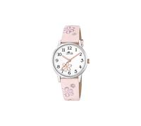 LOTUS Reloj Infantil 18863/2 Junior Collection Caja de Acero Inoxidable 316l Plateado Correa de Cuero Rosa