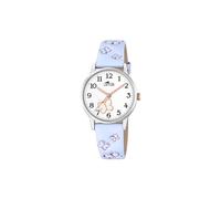 LOTUS Reloj Infantil 18864/3 Junior Collection Caja de Acero Inoxidable 316l Plateado Correa de Cuero Azul