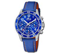 Lotus Reloj Infantil De Cuero Azul Naranja Lotus Reloj De Pulsera UL18581/6