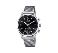LOTUS Reloj Inteligente Hombre Híbrido Connected de Acero Inoxidable 316l - Analógico Inteligente - Resistente al Agua 10 ATM 18803/3 - Control Música, Cuenta Pasos, Notifica y Rechaza Llamadas