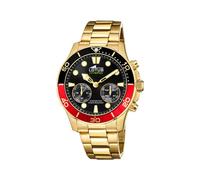 LOTUS Reloj Inteligente Hombre Híbrido Connected de Acero Inoxidable 316l Dorado - Analógico - Resistente al Agua 10 ATM 18802/4 - Control Música, Cuenta Pasos, Notifica y Rechaza Llamadas
