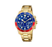 LOTUS Reloj Inteligente Hombre Híbrido Connected de Acero Inoxidable 316l Dorado - Analógico - Resistente al Agua 10 ATM 18802/3 - Control Música, Cuenta Pasos, Notifica y Rechaza Llamadas