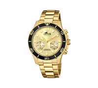 LOTUS Reloj Inteligente Hombre Híbrido Connected de Acero Inoxidable 316l Dorado - Analógico - Resistente al Agua 10 ATM 18802/1 - Control Música, Cuenta Pasos, Notifica y Rechaza Llamadas