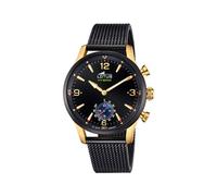 LOTUS Reloj Inteligente Hombre Híbrido Connected de Acero Inoxidable 316l Negro - Analógico - Resistente al Agua 10 ATM 18804/1 - Control Música, Cuenta Pasos, Notifica y Rechaza Llamadas