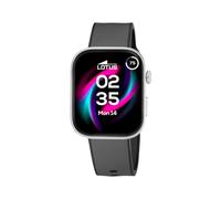 LOTUS Reloj Inteligente Hombre Mujer - Smartwatch Unisex Caucho Gris - Voz IA, Control Música, Cuenta Pasos y Calorías, Teléfono, Multi Deportes, Frecuencia Cardíaca 50213/1 Audaz - Smartime 2nd Gen
