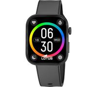 LOTUS Reloj Inteligente Hombre Mujer - Smartwatch Unisex Caucho Gris - Voz IA, Control Música, Cuenta Pasos y Calorías, Teléfono, Multi Deportes, Frecuencia Cardíaca 50214/1 Audaz - Smartime 2nd Gen
