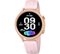 LOTUS Reloj Inteligente Hombre Mujer - Smartwatch Unisex Caucho Rosa - Resistente al Agua IP65 - Voz IA, Música, Cuenta Pasos y Calorías, Teléfono, Monitor Sueño 50204/1 Naya Lite - Smartime 2nd Gen