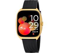 LOTUS Reloj Inteligente Hombre Mujer - Smartwatch Unisex de Caucho Negro - Resistente al Agua IP65 - Voz IA, Control Música, Cuenta Pasos y Calorías, Teléfono 50211/1 Ondas 2 - Smartime 2nd Gen