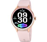 LOTUS Reloj Inteligente Hombre Mujer - Smartwatch Unisex de Caucho Rosa - Resistente al Agua IP65 - Voz IA, Música, Cuenta Pasos, Teléfono, Deportes, Monitor Sueño 50201/1 Lēve - Smartime 2nd Gen