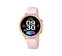 LOTUS Reloj Inteligente Hombre Mujer - Smartwatch Unisex de Caucho Rosa - Resistente al Agua IP65 - Voz IA, Música, Cuenta Pasos y Calorías, Teléfono, Deportes, Monitor Sueño 50204/1 Naya Lite