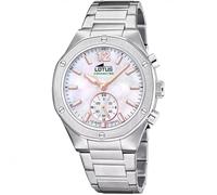 LOTUS Reloj Inteligente Mujer - Híbrido Connected de Acero Inoxidable 316l - Cristal Mineral - Resistente al Agua 5 ATM - Control Música, Cuenta Pasos, Notifica y Rechaza Llamadas 18971/1