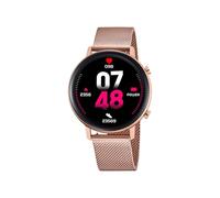 LOTUS Reloj Inteligente Mujer - Smartwatch de Acero Inoxidable Rosa - Resistente al Agua IP65 - Control Música, Cuenta Pasos y Calorías, Teléfono, Deportes, Frecuencia Cardíaca, Monitor Sueño 50042/1