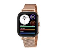 LOTUS Reloj Inteligente Mujer - Smartwatch de Acero Inoxidable Rosa - Resistente al Agua IP65 - Control Música, Cuenta Pasos y Calorías, Teléfono, Deportes, Frecuencia Cardíaca, Monitor Sueño 50045/1