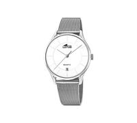 LOTUS Reloj Modelo 18405/A de la colección Minimalist, Caja de 39 mm Blanco con Correa de Acero para Caballero