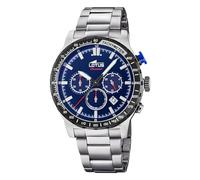 LOTUS Reloj Modelo 18587/B de la colección Color, Caja de 43,5 mm Azul con Correa de armys Acero para Caballero