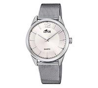 LOTUS Reloj Modelo 18734/1 de la colección Minimalist, Caja de 40 mm Blanco con Correa de Acero para Caballero