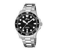 Lotus Reloj Modelo 18759/3 de la colección Excellent, Caja de 44,5 mm Negro con Correa de Acero para Caballero