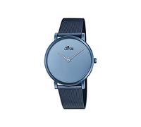 LOTUS Reloj Modelo 18775/1 de la colección Minimalist, Caja de 40 mm Correa de Acero Azul Oscuro para Caballero