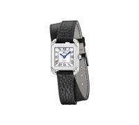LOTUS Reloj Mujer 19062/2 Old Money Caja de Acero Inoxidable Plateado Correa de Piel Negro