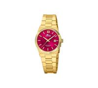 LOTUS Reloj Mujer Analógico de Acero Inoxidable 316l Dorado