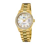 LOTUS Reloj Mujer Analógico de Acero Inoxidable 316l Dorado