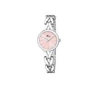 LOTUS Reloj Mujer Analógico de Acero Inoxidable 316l Plateado - Movimiento de Cuarzo - Cristal Mineral de Alta Resistencia - Resistente al Agua 5 ATM 19022/2 - Old Money