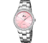 LOTUS Reloj Mujer Analógico de Acero Inoxidable 316l Plateado | Movimiento de Cuarzo, Cristal Mineral de Alta Resistencia, Resistente al Agua 5 ATM 18883/2, Trendy