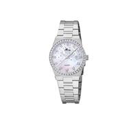 LOTUS Reloj Mujer Analógico de Acero Inoxidable 316l Plateado - Movimiento de Cuarzo - Cristal Mineral de Alta Resistencia - Resistente al Agua 10 ATM - Calendario - Special Prices 18885/1