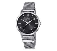 LOTUS Reloj Mujer Analógico de Acero Inoxidable 316l Plateado - Movimiento de Cuarzo - Cristal Mineral de Alta Resistencia - Resistente al Agua 5 ATM 18737/4 - Minimalist for Her