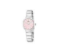 LOTUS Reloj Mujer Analógico de Acero Inoxidable 316l Plateado - Movimiento de Cuarzo - Cristal Mineral de Alta Resistencia - Resistente al Agua 5 ATM 19026/2 - Old Money