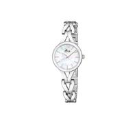 LOTUS Reloj Mujer Analógico de Acero Inoxidable 316l Plateado - Movimiento de Cuarzo - Cristal Mineral de Alta Resistencia - Resistente al Agua 5 ATM 19022/1 - Old Money