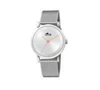 LOTUS Reloj Mujer Analógico de Acero Inoxidable 316l Plateado - Movimiento de Cuarzo - Cristal Mineral de Alta Resistencia - Resistente al Agua 5 ATM 18790/1 - Minimalist for Her