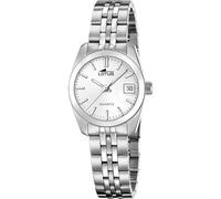 LOTUS Reloj Mujer Analógico de Acero Inoxidable 316l Plateado - Movimiento de Cuarzo - Cristal Mineral de Alta Resistencia - Resistente al Agua 5 ATM - Calendario 18992/2 - Old Money