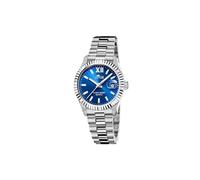 LOTUS Reloj Mujer Analógico de Acero Inoxidable 316l Plateado | Movimiento de Cuarzo, Cristal Mineral de Alta Resistencia, Resistente al Agua 10 ATM, Calendario 18930/5, Freedom Collection