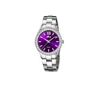 LOTUS Reloj Mujer Analógico de Acero Inoxidable 316l Plateado - Movimiento de Cuarzo - Relojes Mujer - Cristal Mineral de Alta Resistencia - Resistente al Agua 5 ATM 18883/8