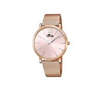 Lotus Reloj de vestir 18730/1 – Acero inoxidable 316L rosa, cuarzo, cristal mineral alta resistencia