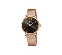 LOTUS Reloj Mujer Analógico de Acero Inoxidable 316l Rosa | Movimiento de Cuarzo, Relojes Mujer, Cristal Mineral de Alta Resistencia 18733/2