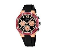 LOTUS Reloj Mujer Analógico de Caucho Negro