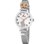 Lotus Reloj Niña 18659/4 – Analógico Cuarzo Acero Inoxidable 316L Plateado Cristal Mineral